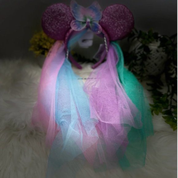 New Disney Parks Minnie Mouse fairy wings Ears - Picture 6 of 9